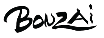 Bonzai logo scroll
