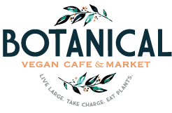 Botanical Vegan Cafe logo scroll