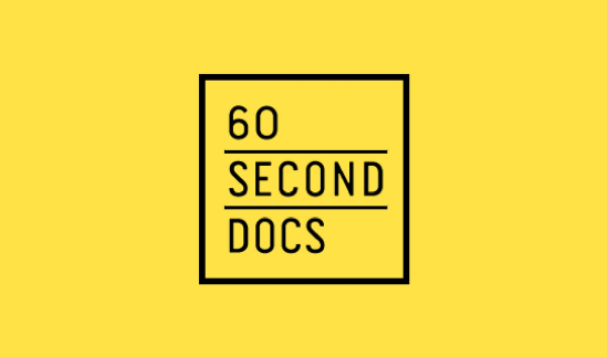 60 Second Docs logo