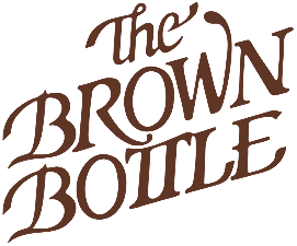 The Brown Bottle logo scroll