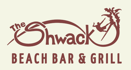 Shwack Beach Bar and Grill logo scroll