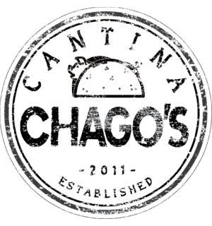 Chago's Cantina logo scroll