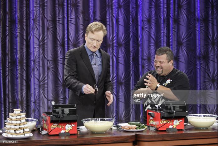 presentation of food in The Tonight Show