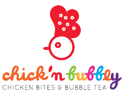Chick n' Bubbly logo scroll