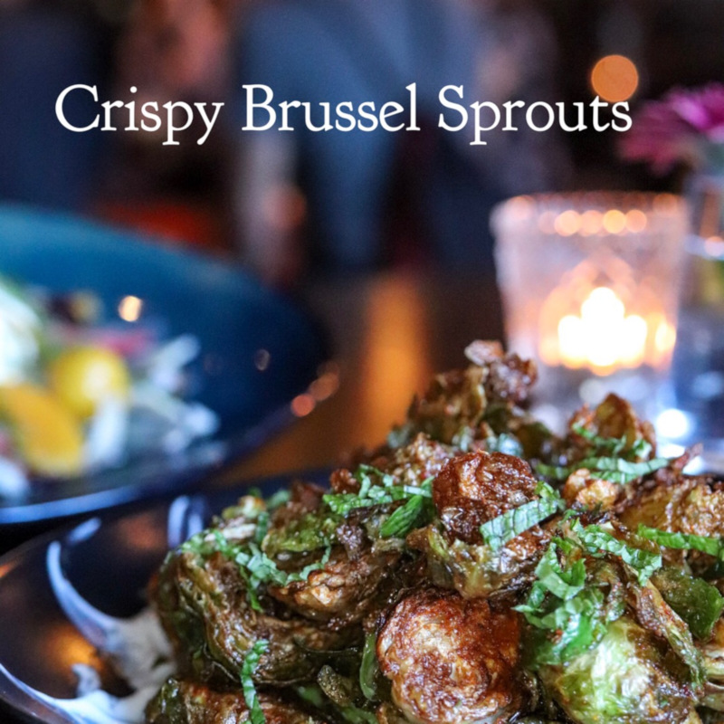 Crispy Brussels sprouts dish