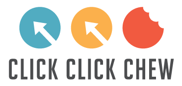 Click Click Chew logo scroll