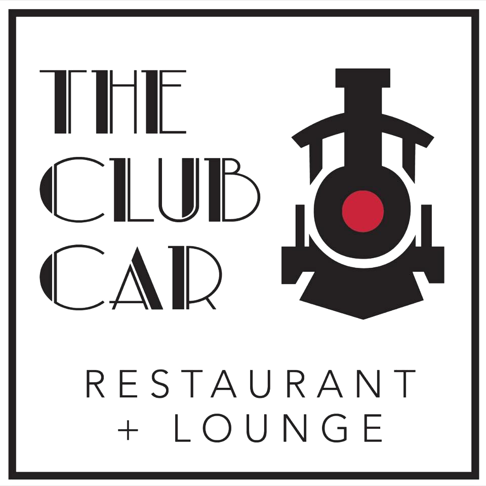 Club Car Restaurant and Lounge logo scroll