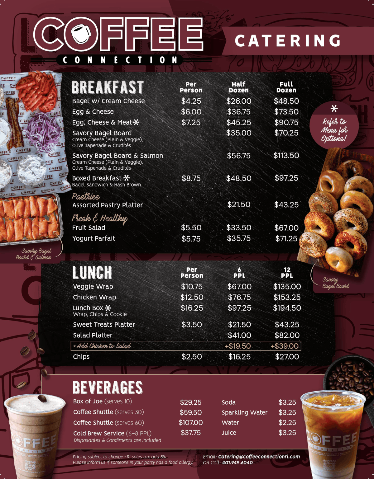 catering menu