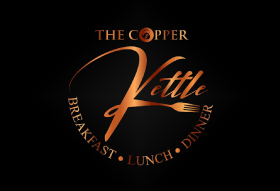 The Copper Kettle logo scroll