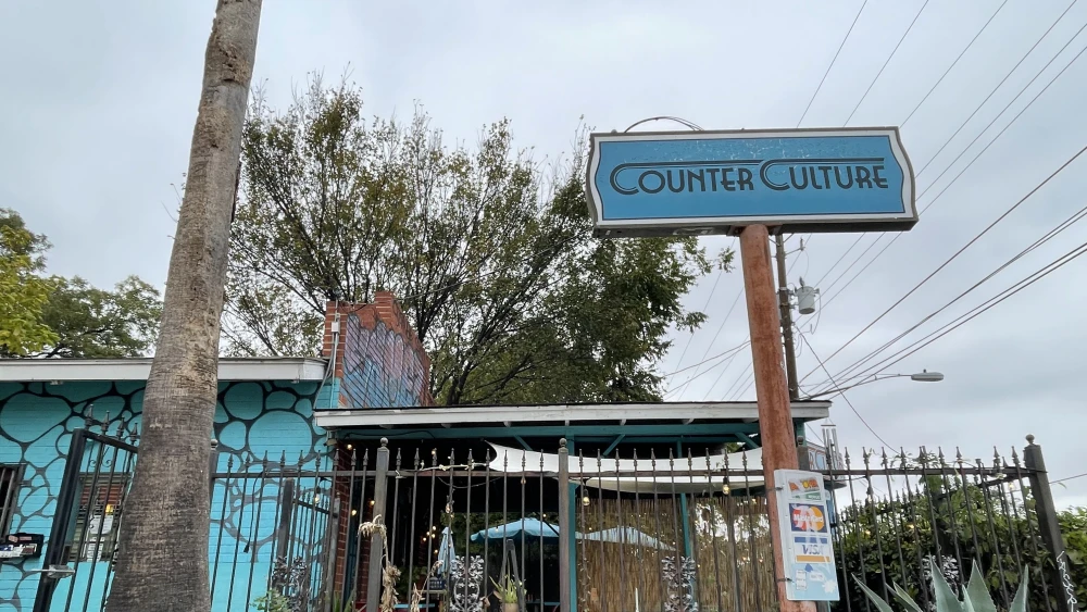 The outside of Counter Culture on East Cesar Chavez