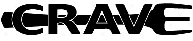 Crave Sunset logo scroll