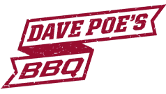 Dave Poe's BBQ logo scroll