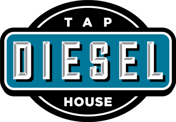 Diesel Taphouse logo scroll