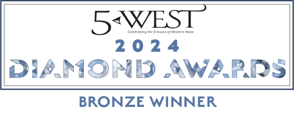 5 West magazine best overall restaurant award badge