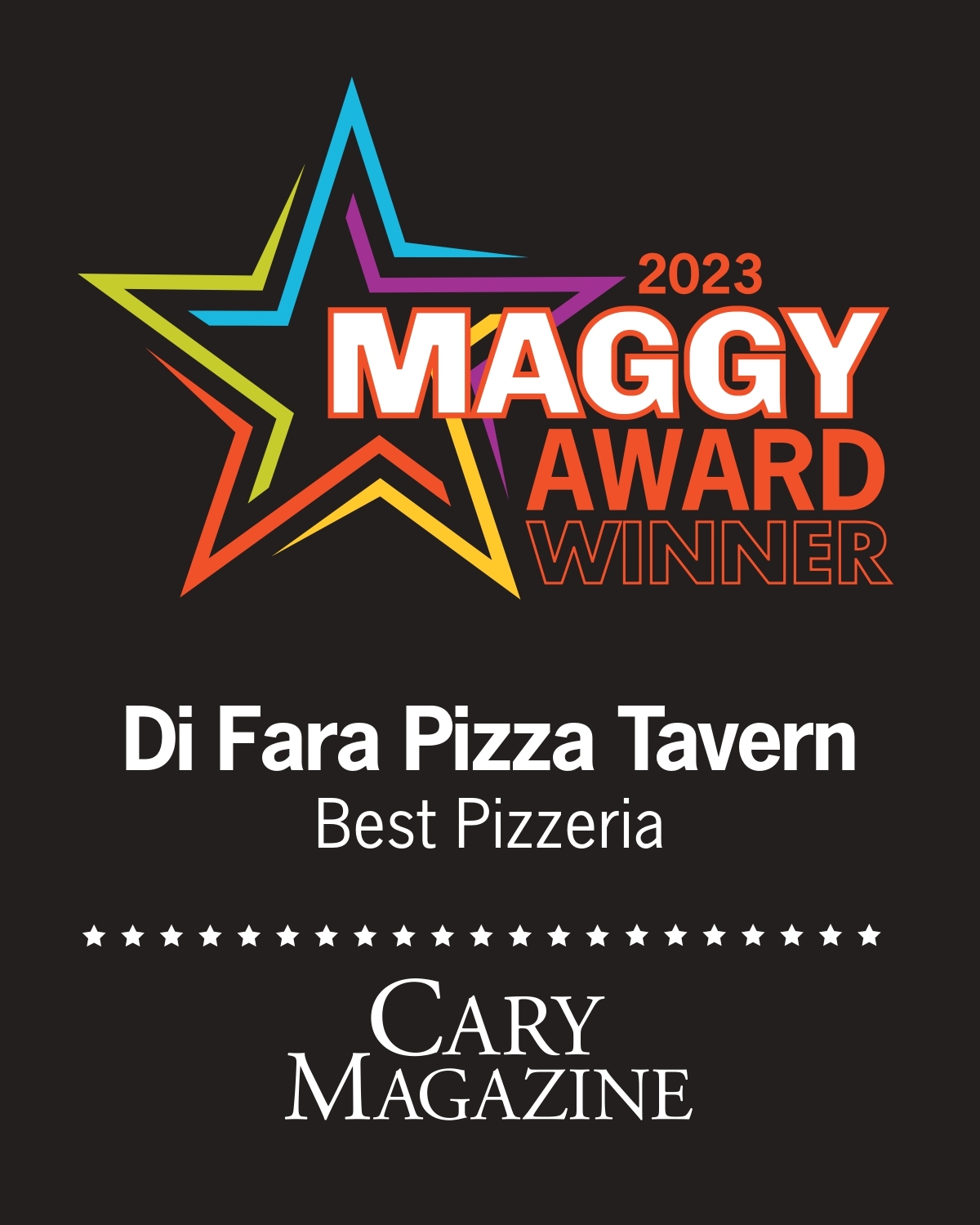 2023 Maggy award, Best Pizzeria