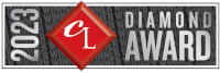 Badge Cary Living Diamond Award 2023 for best neighborhood bar