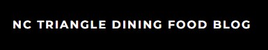 NC Triangle dining food blog logo