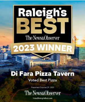 Raleigh's awards poster