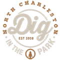 DIG In The Park logo scroll
