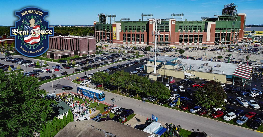 Milwaukee Brat House Party Bus + Tailgate Party at Lambeau Field 