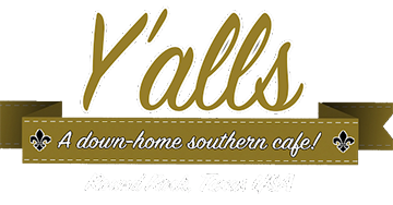 Y'all's Down Home Cafe logo scroll