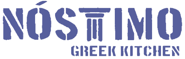 Nostimo Greek Kitchen logo scroll