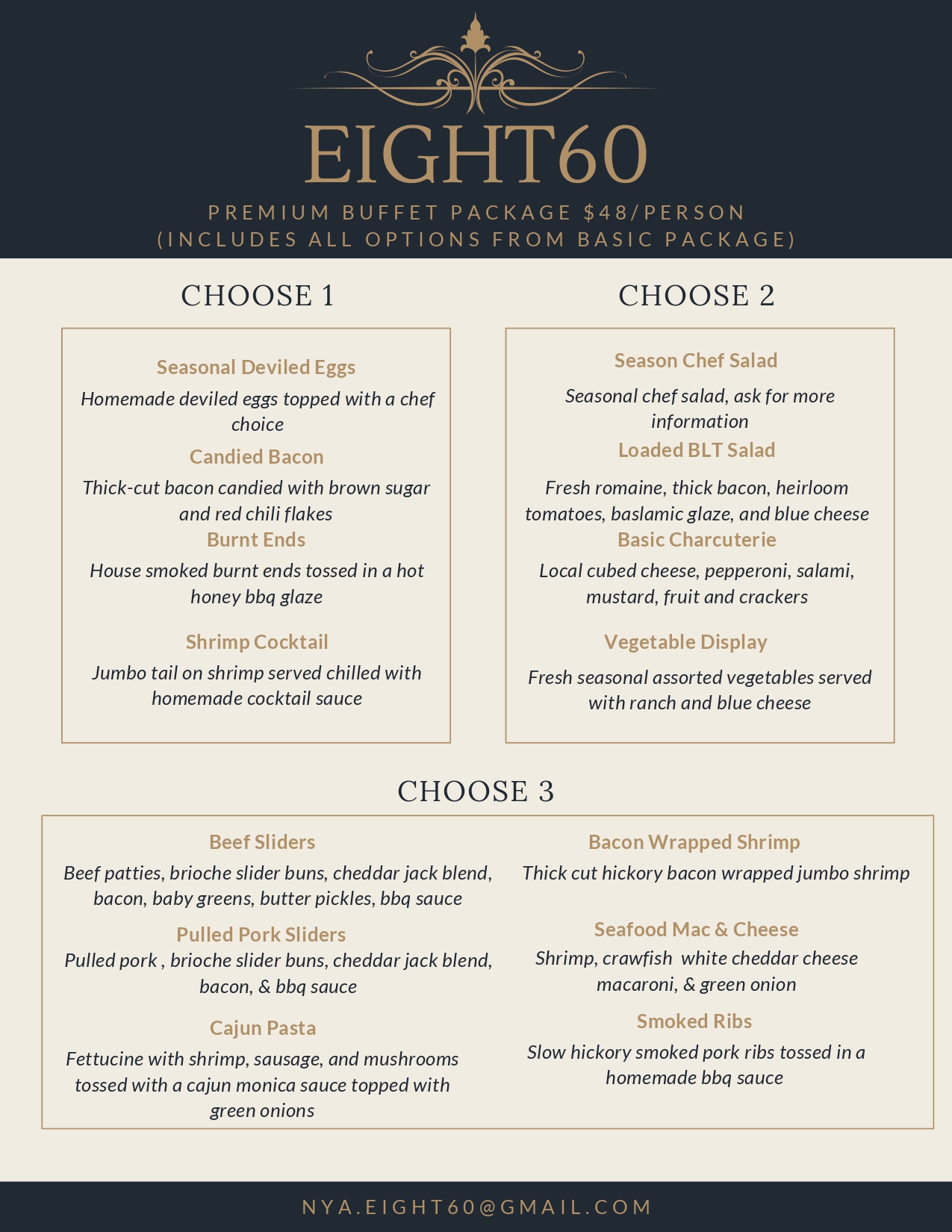 Catering menu part 2