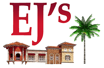 EJ's Bayfront Landing Page logo scroll