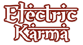 Electric Karma logo scroll