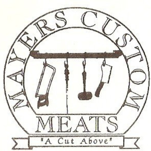mayers custom meats logo