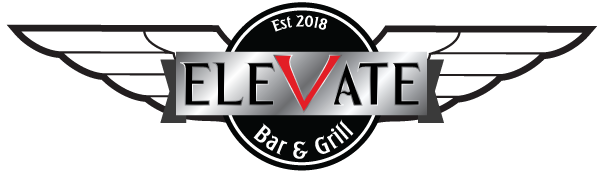 Elevate Bar and Grill logo scroll