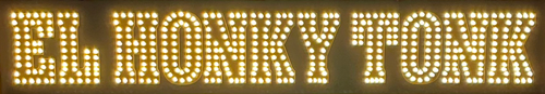El Honky Tonk logo scroll