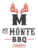El Monte BBQ logo scroll