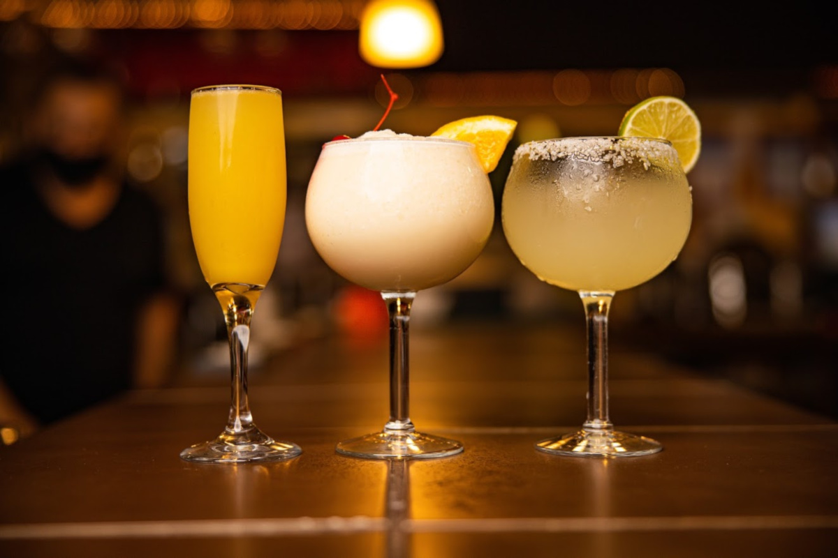 Three cocktails