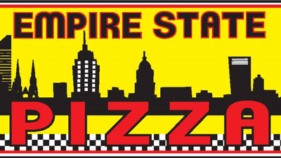 Empire State Pizza logo scroll