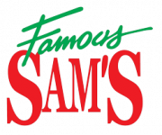 Famous Sam's on River logo scroll