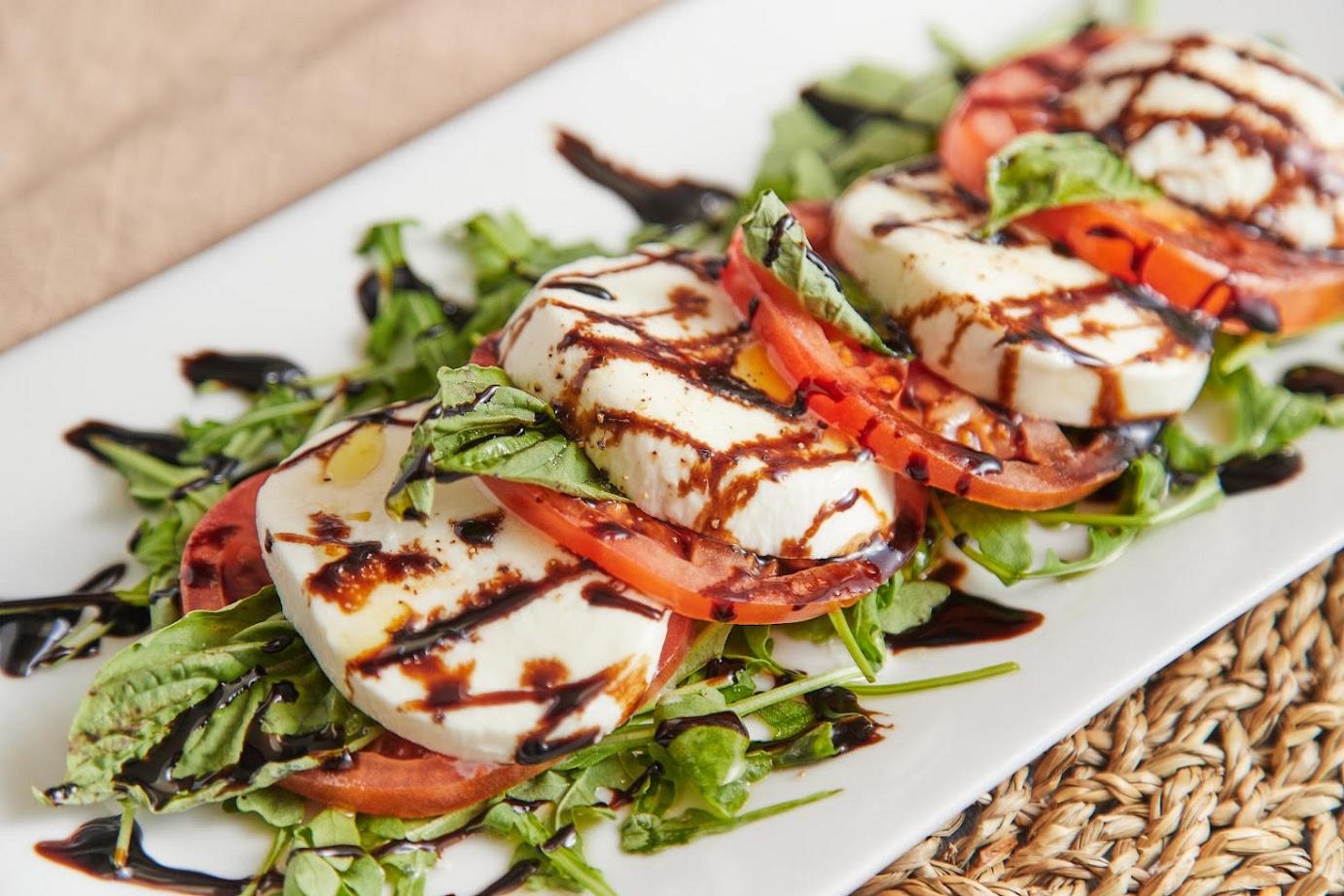 Mixed salad with decorations