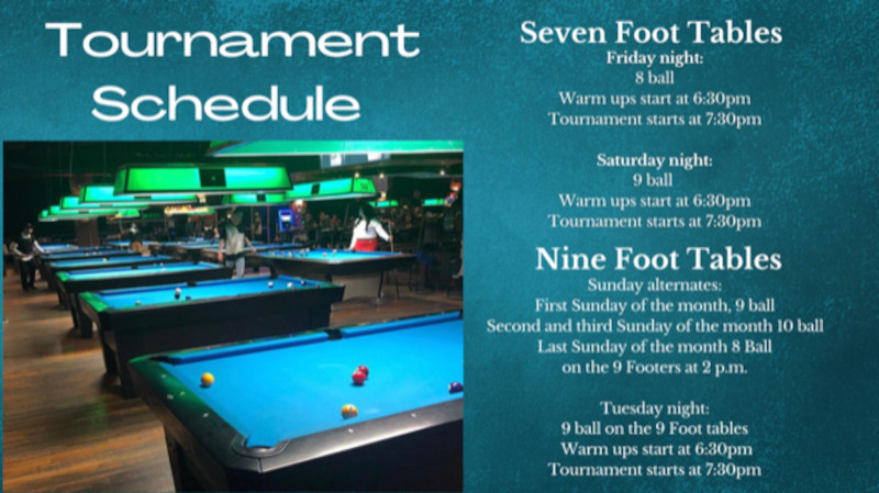 Nine Foot Pool Tables