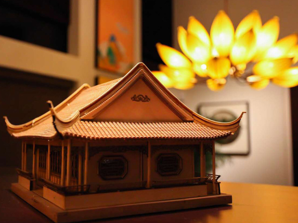 Interior decoration, Chinese antique house model 