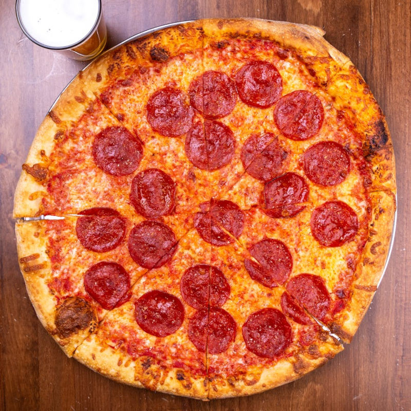 Sliced pizza