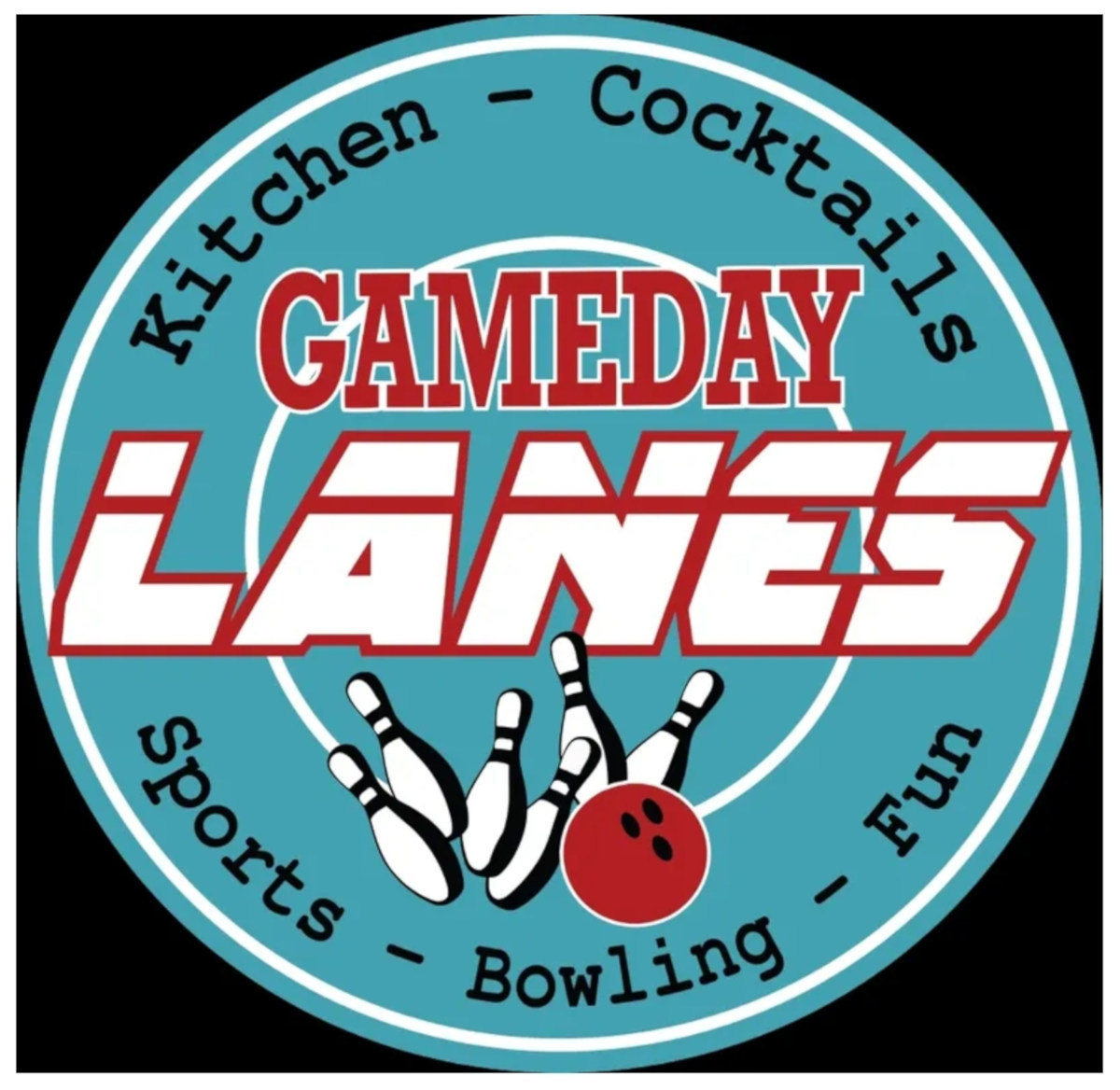 Gameday Lanes logo