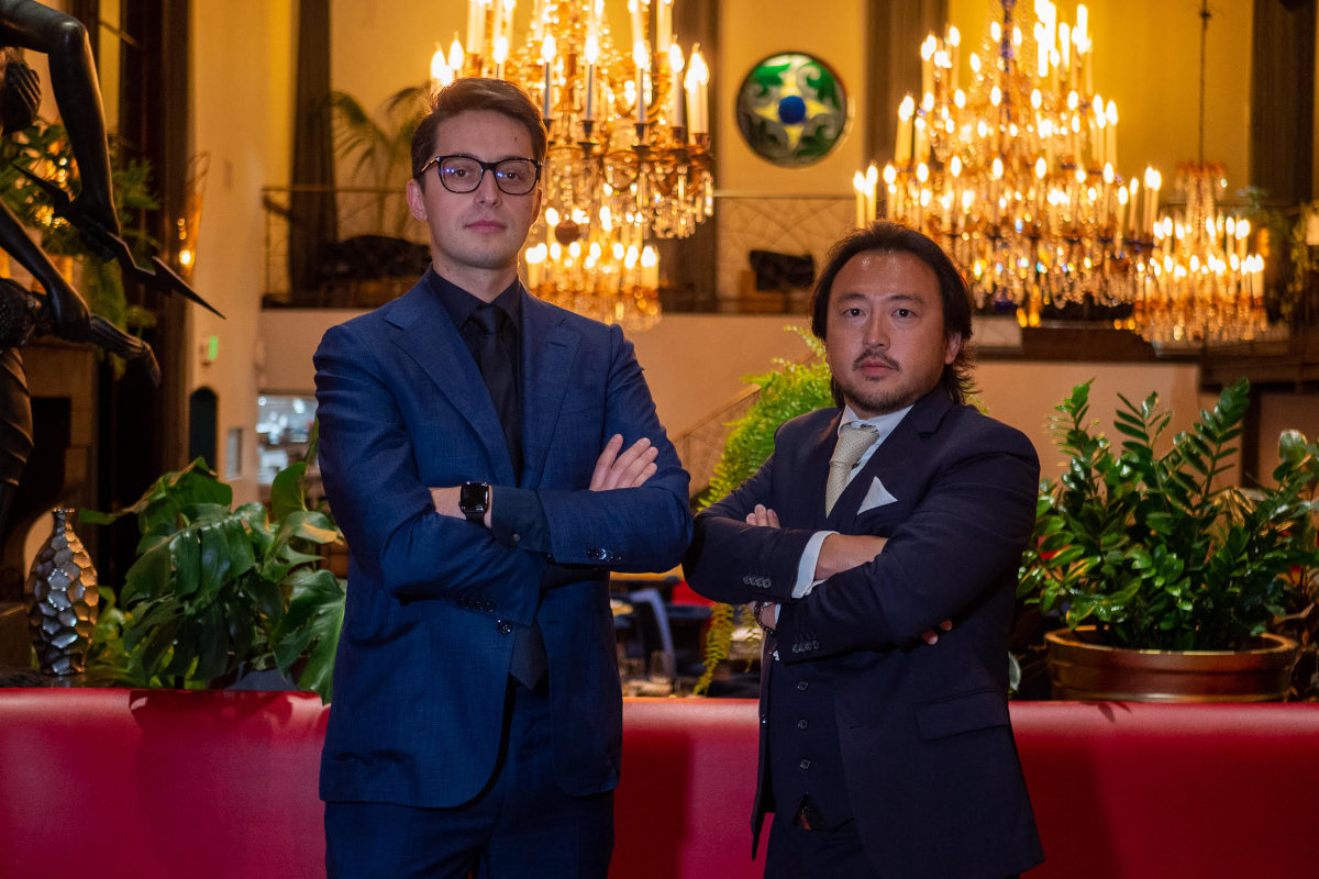 Photo of CEO Lucian Tudor and CFO Turo Toyokawa
