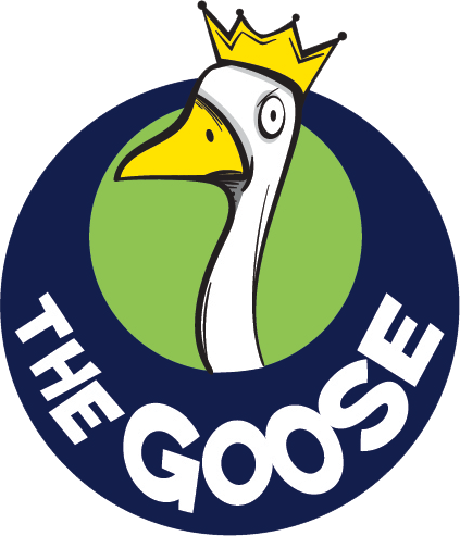The Goose logo scroll