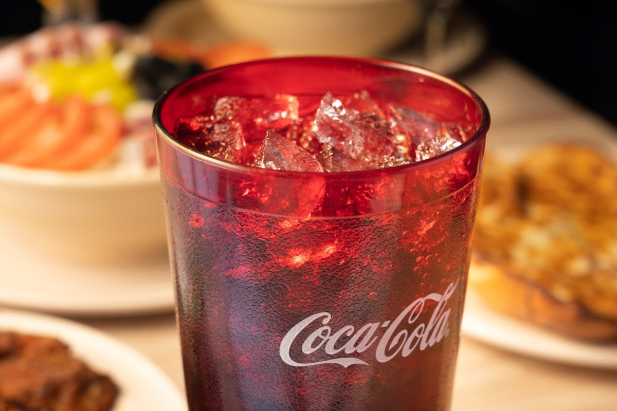 Glass of Coca Cola