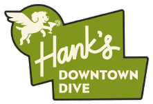 Hank's Downtown Dive logo scroll