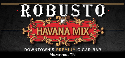 Havana Mix Cigar Emporium logo scroll