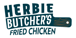 Herbie Butcher's Fried Chicken logo scroll