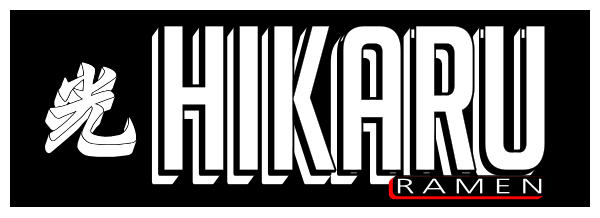 Hikaru Ramen logo scroll