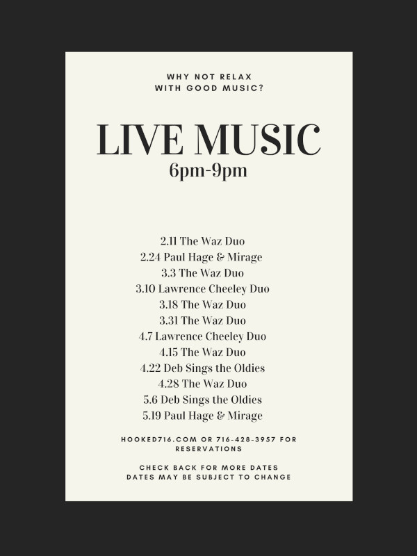 live music schedule