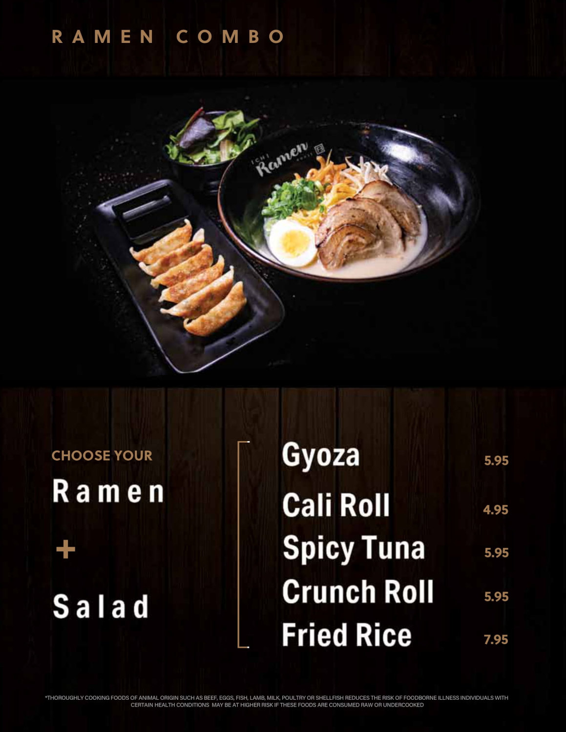 Ichi Ramen menu 4